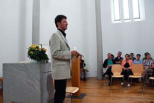 Holger Spegg, Ansprache in der Galluskapelle